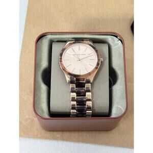 Michael Kors MK4542 Slim Runway Two-Tone Ladies Watch